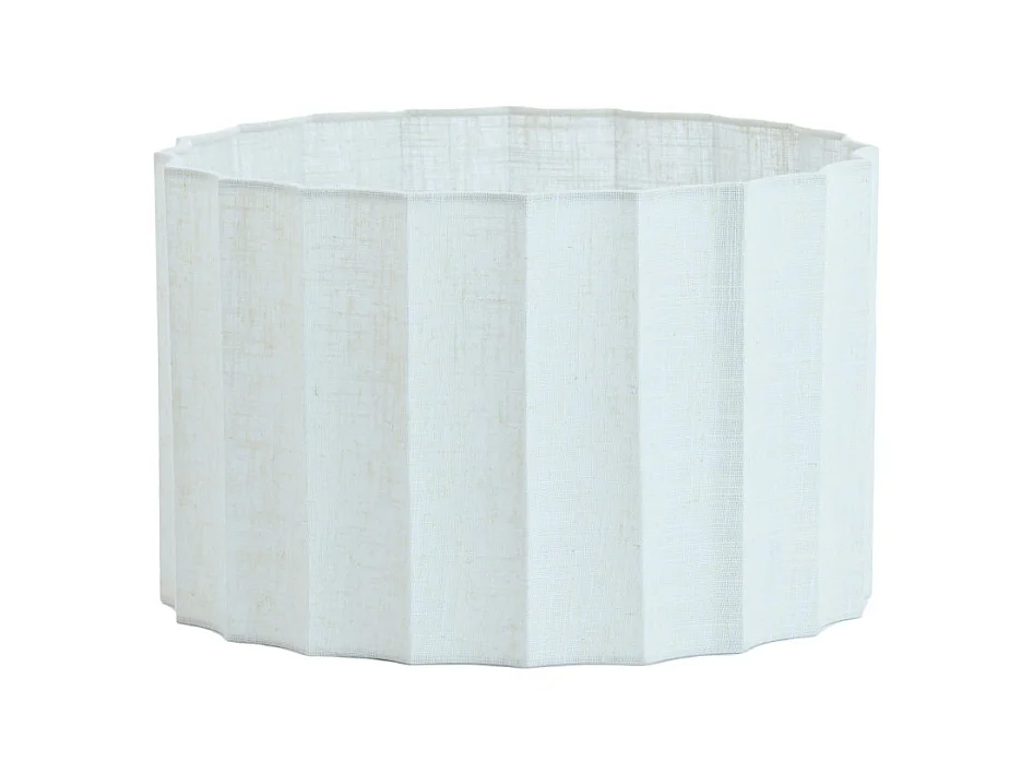 Abat-jour DISLI - Ø35x22cm - Blanc