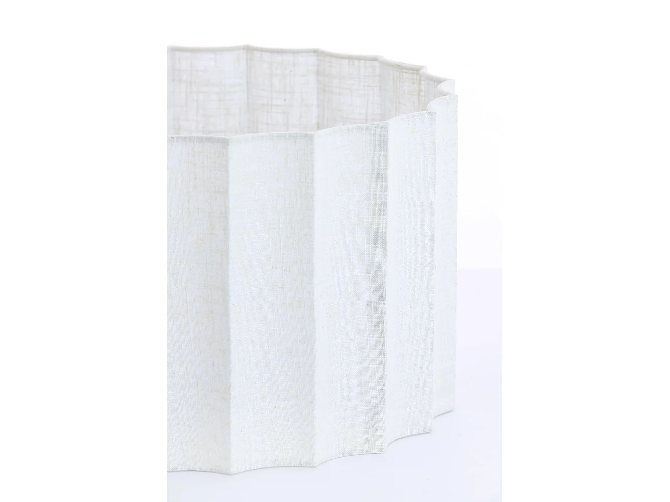 Abat-jour DISLI - Ø35x22cm - Blanc