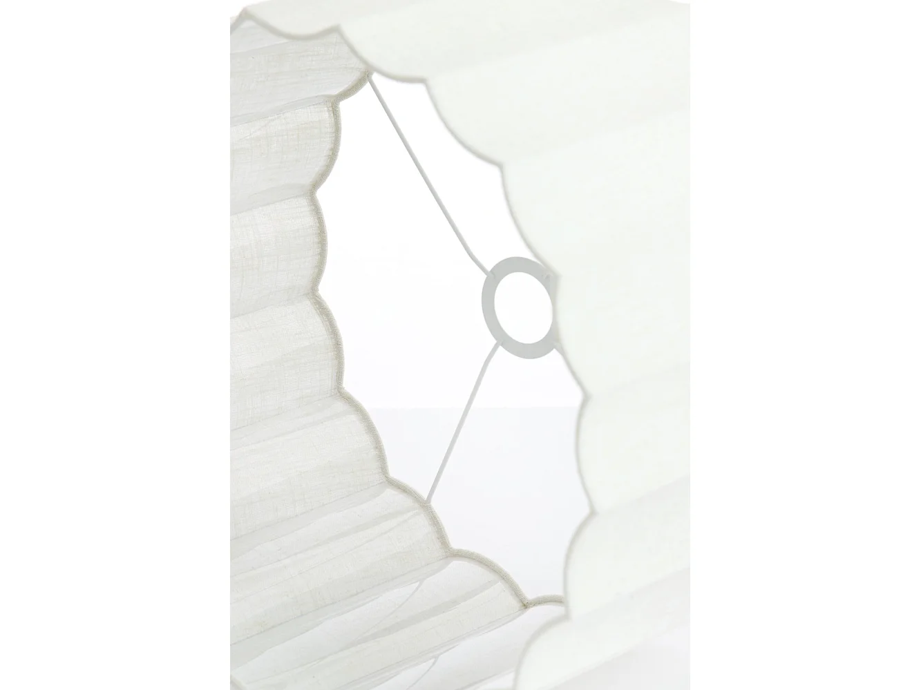 Abat-jour DISLI - Ø35x22cm - Blanc