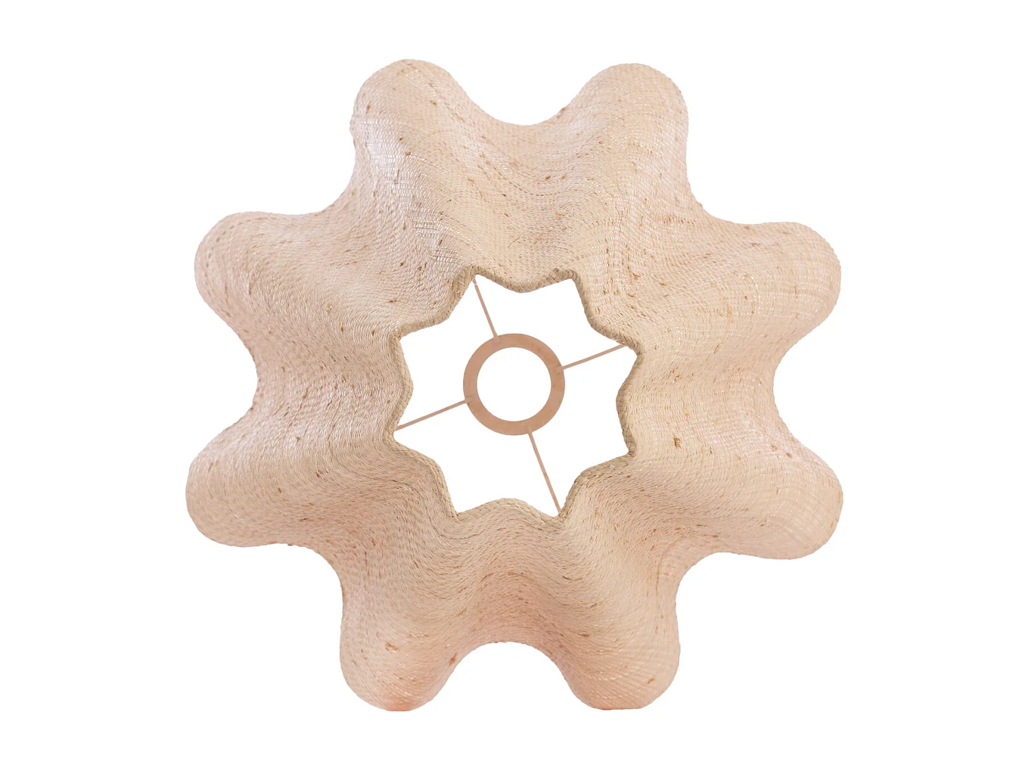 Lampenkap BEZAHA - Ø40x36cm - Bruin