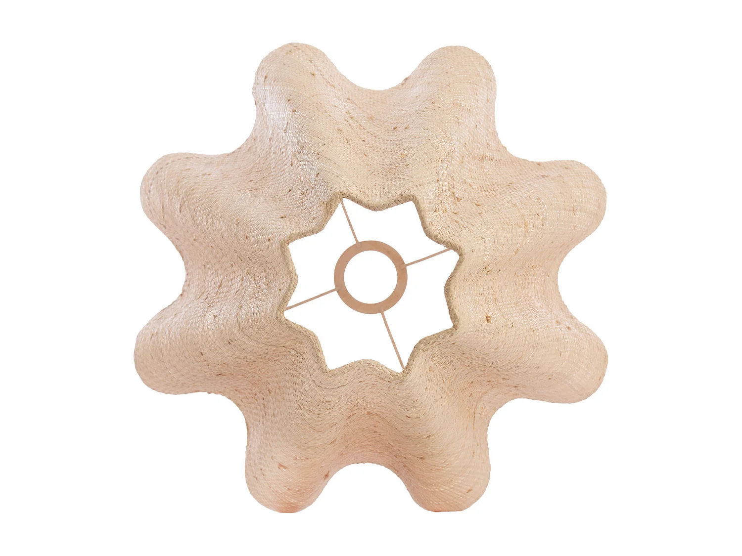 Lampenkap BEZAHA - Ø40x36cm - Bruin