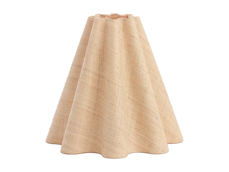 Abat-jour BEZAHA - Ø40x36cm - Marron