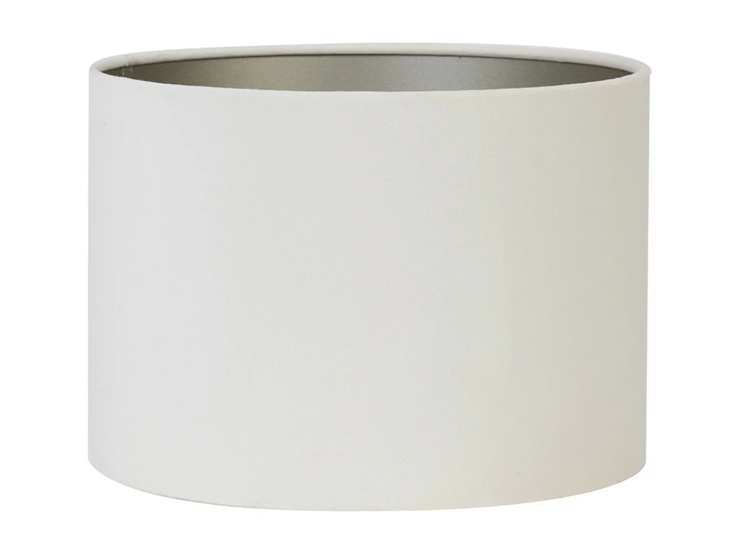 Abat-jour VELOURS - Ø20x15cm - Blanc