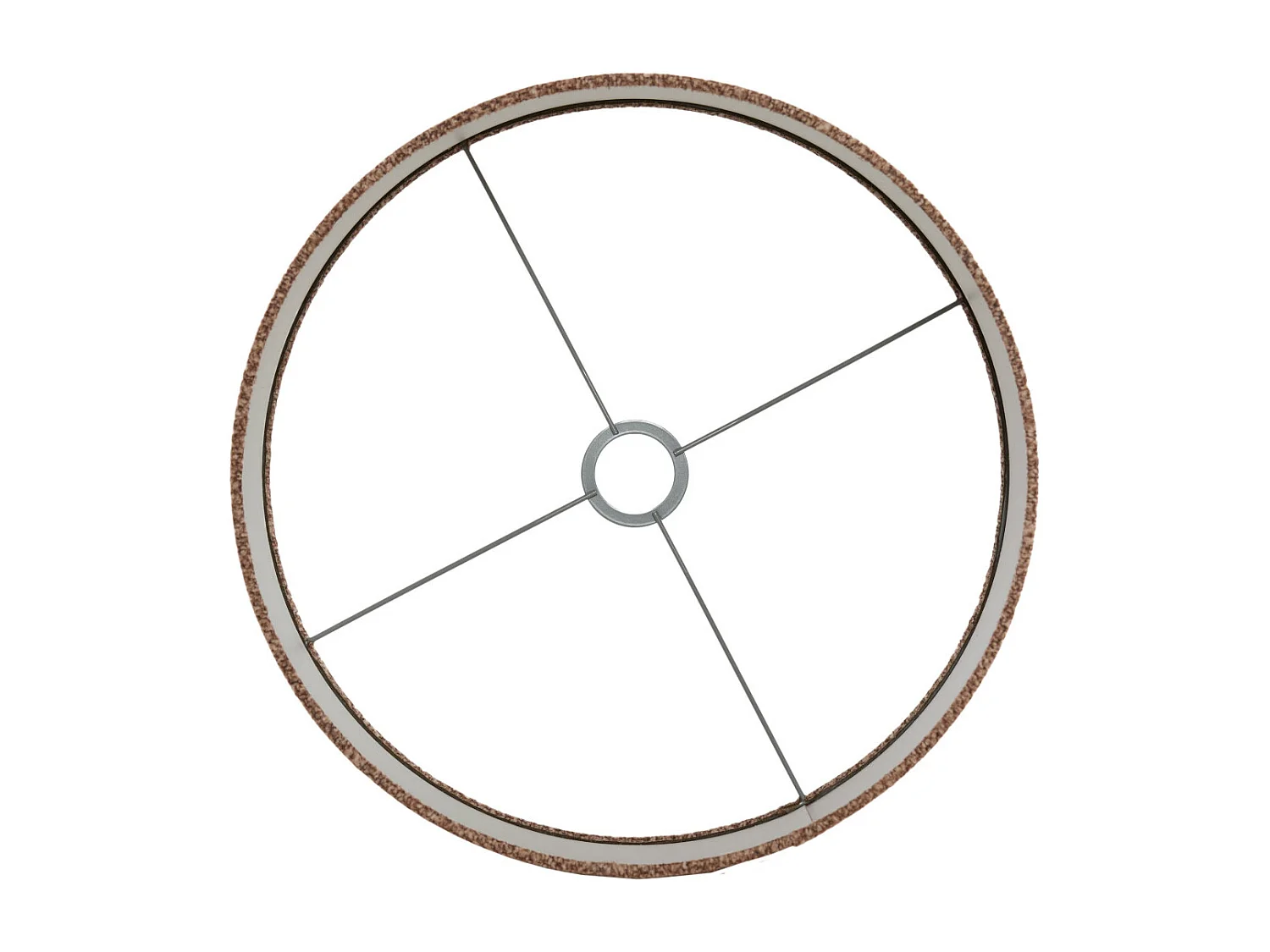 Abat-jour BRANDY - Ø40x30cm - Marron