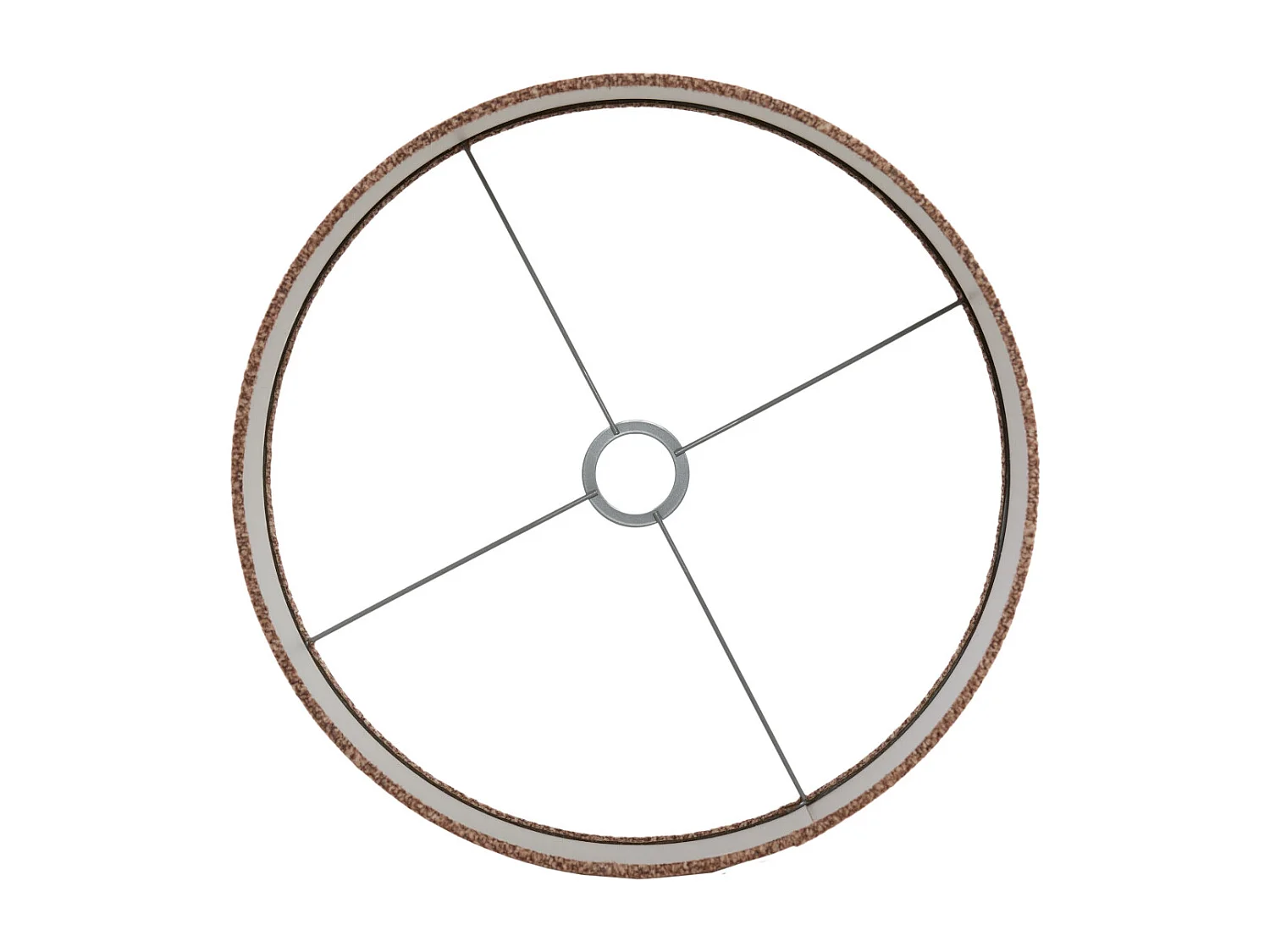 Abat-jour BRANDY - Ø40x30cm - Marron