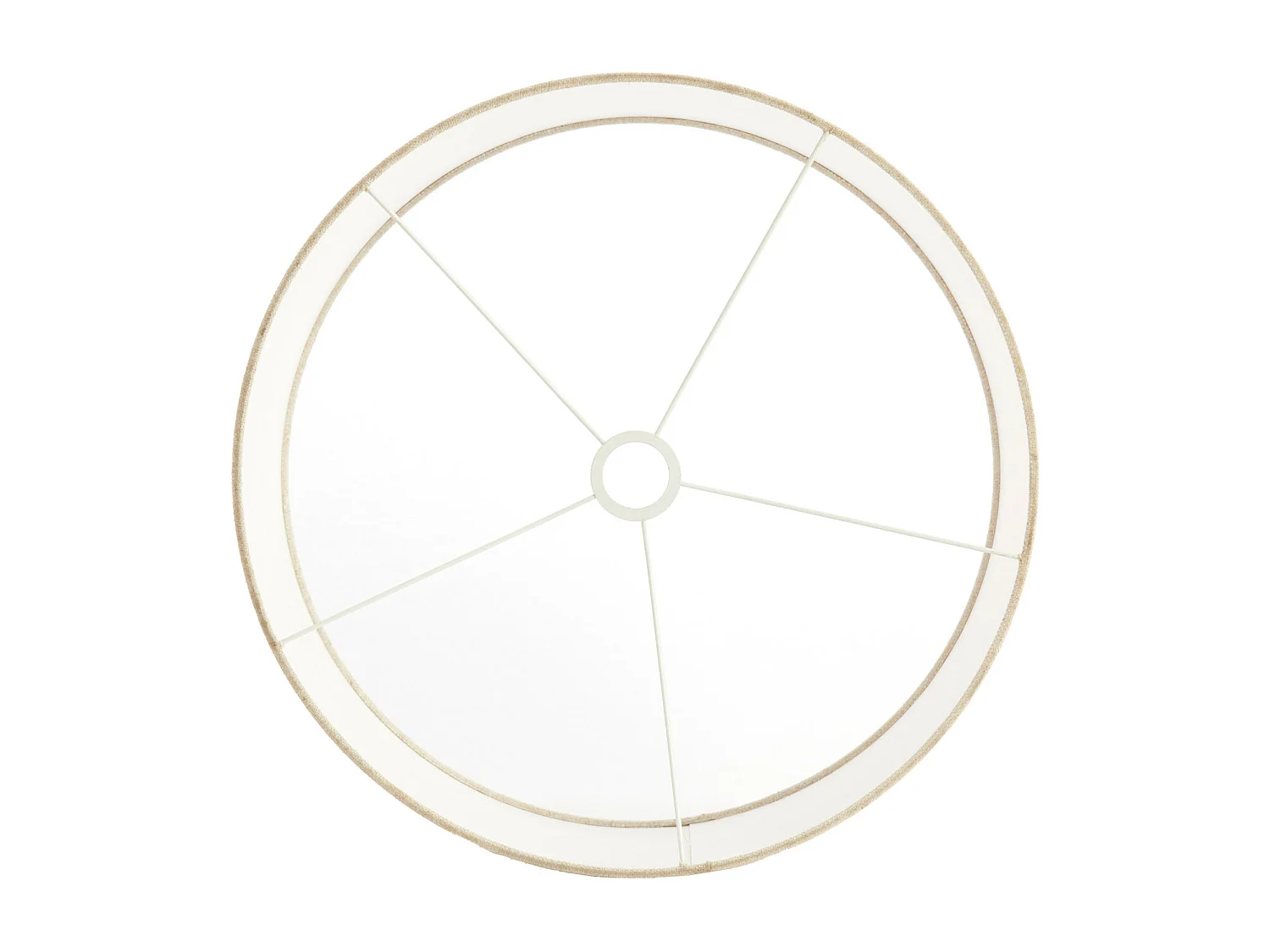 Lampenkap LIVIGNO - Ø50x38cm - Bruin