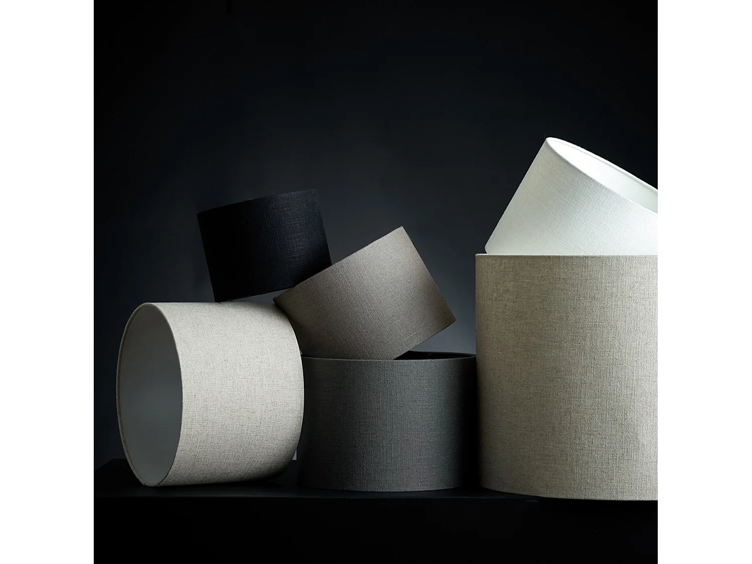 Abat-jour LIVIGNO - Ø25x18cm - Marron