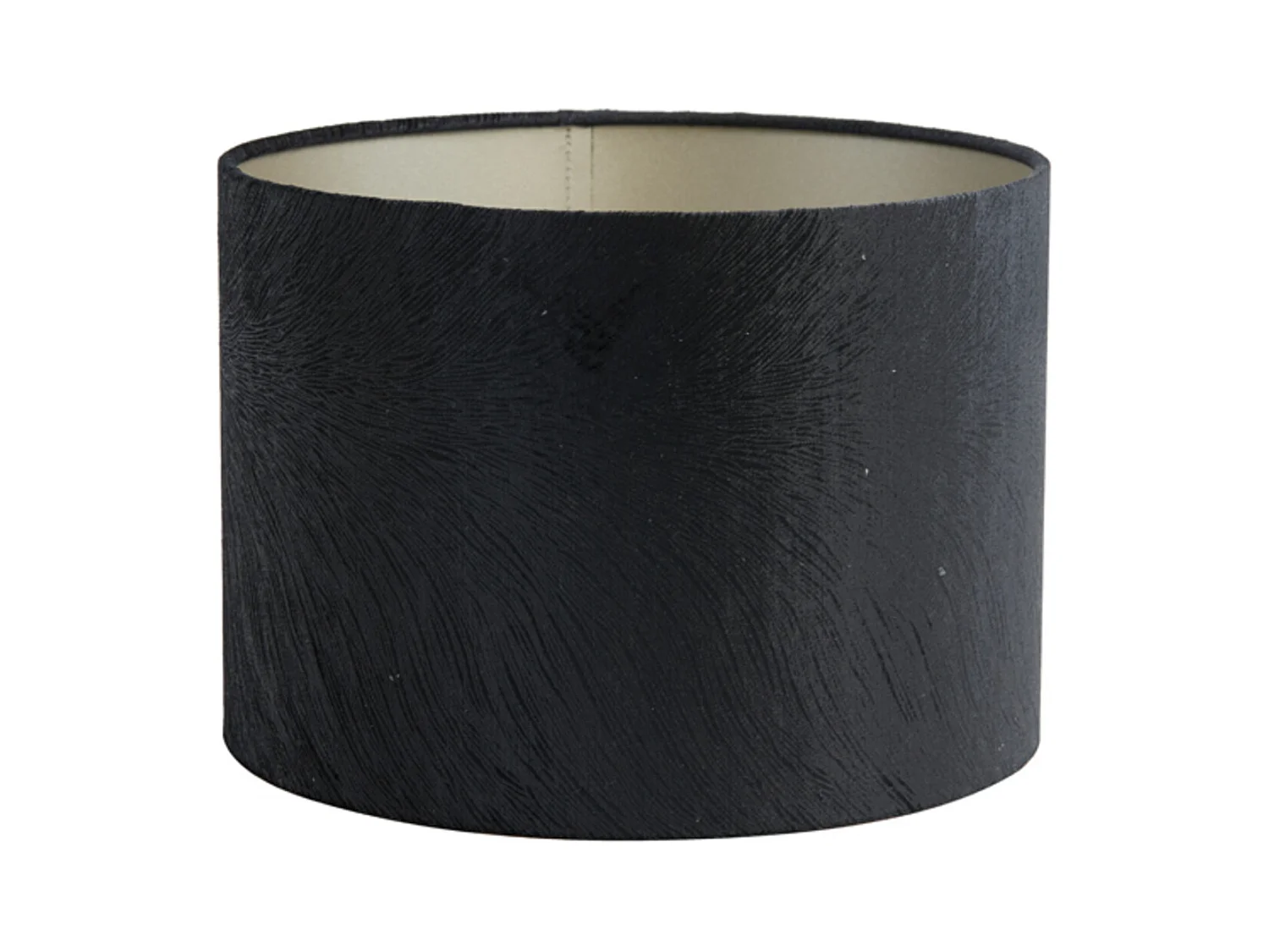 Abat-jour LUBIS - Ø25x18cm - Noir