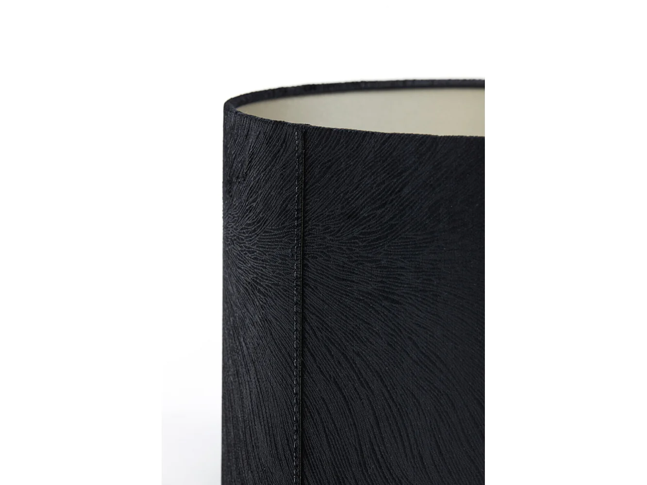 Abat-jour LUBIS - Ø25x18cm - Noir