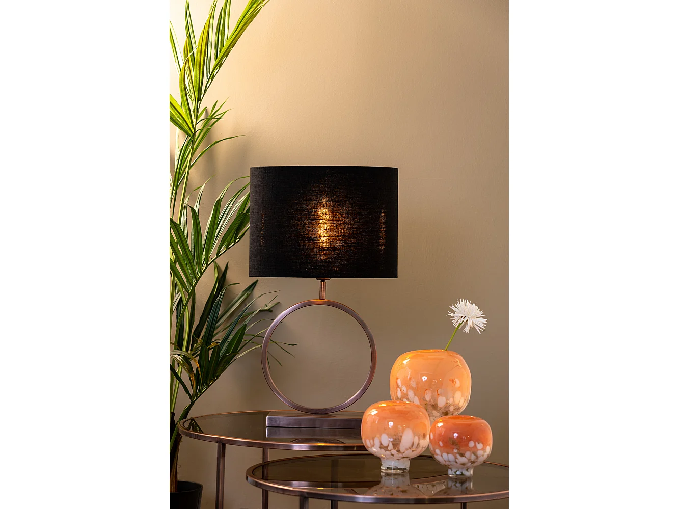 Lampenkap LIVIGNO - 38x17.5x28cm - Zwart