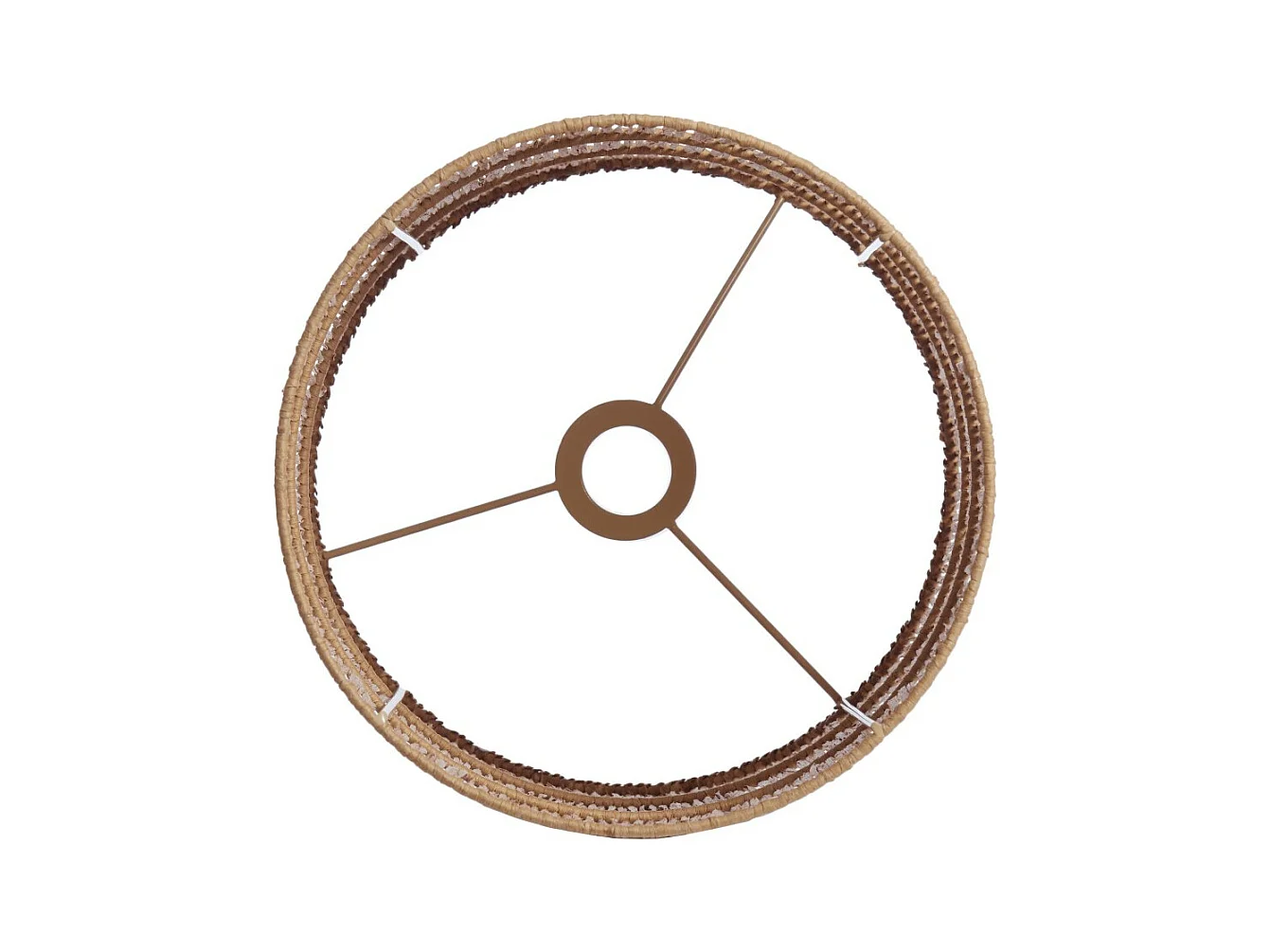 Abat-jour LANZANO - Ø30x40cm - Marron