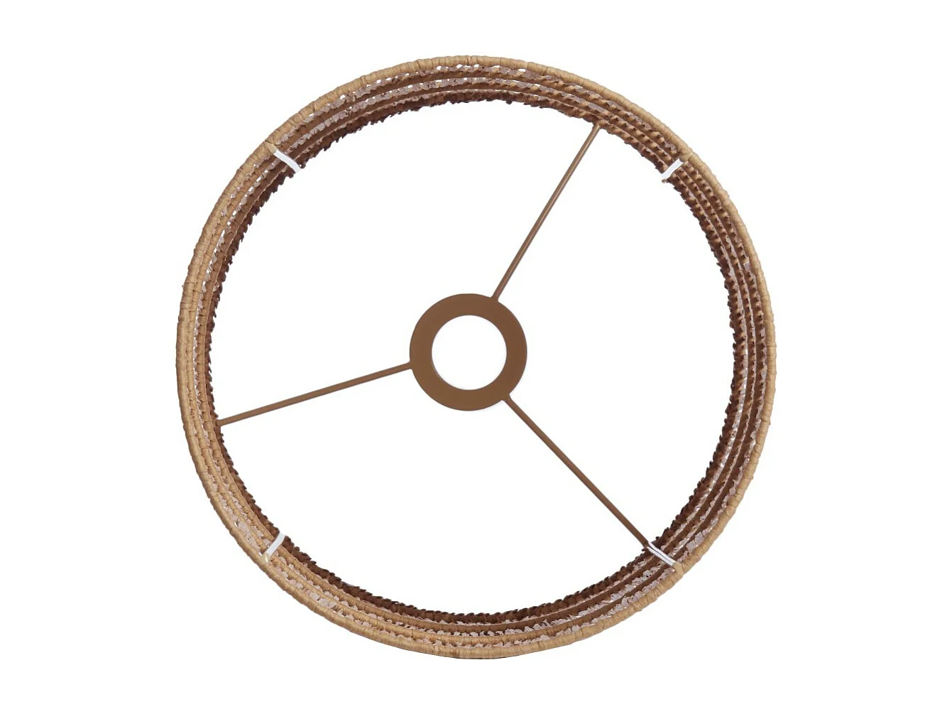 Abat-jour LANZANO - Ø30x40cm - Marron