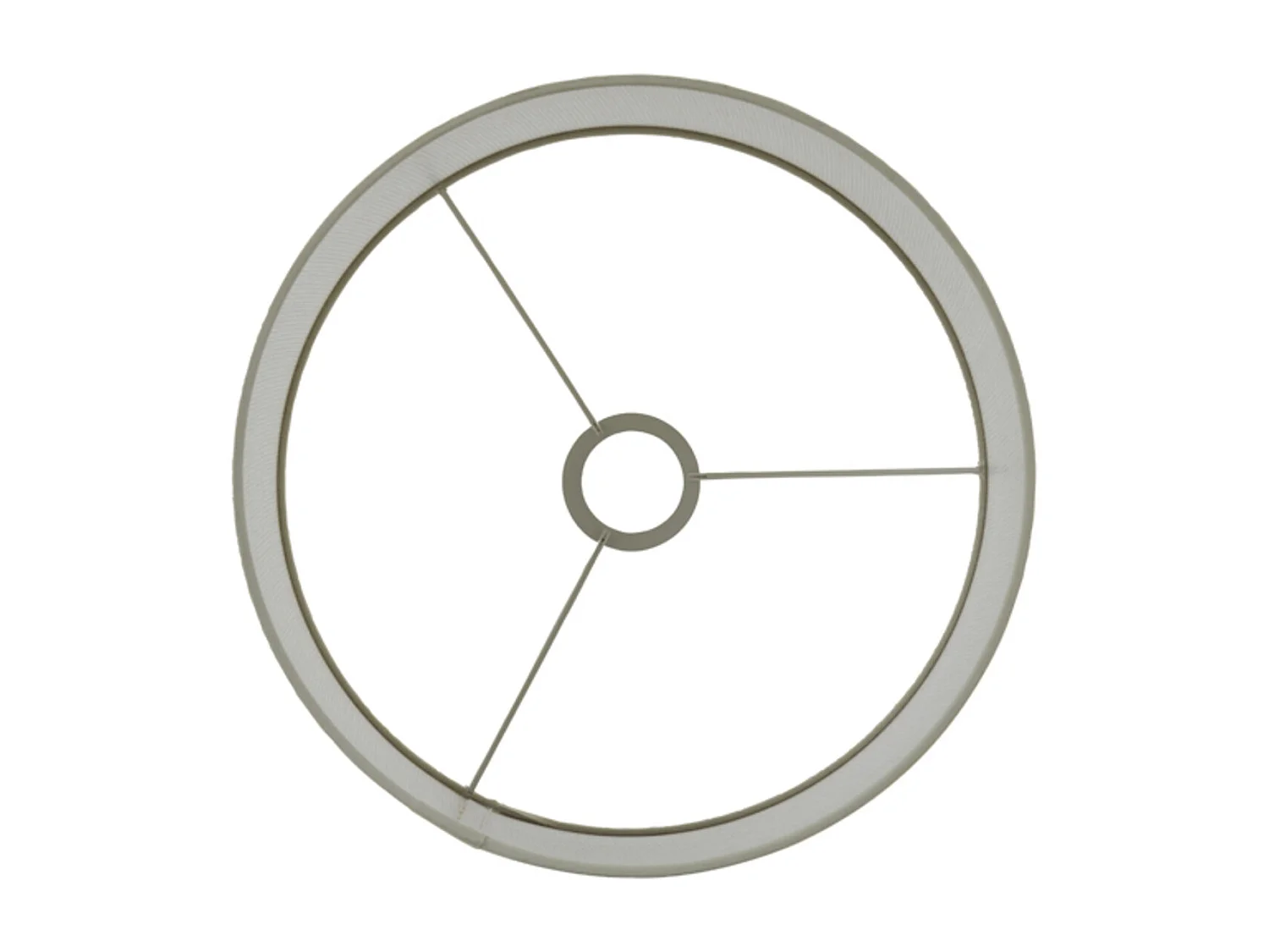 Abat-jour BRESKA - Ø50x38cm - Blanc