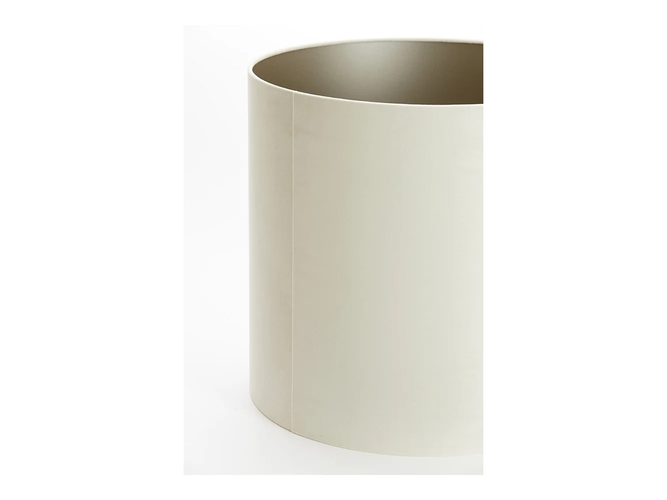 Lampenschirm VELOURS - Ø50x49cm - Weiß