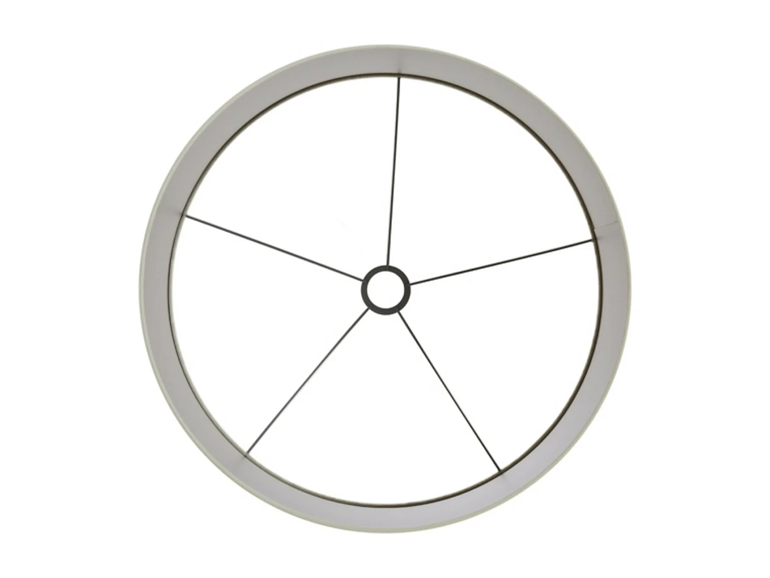 Lampenschirm VELOURS - Ø50x49cm - Weiß