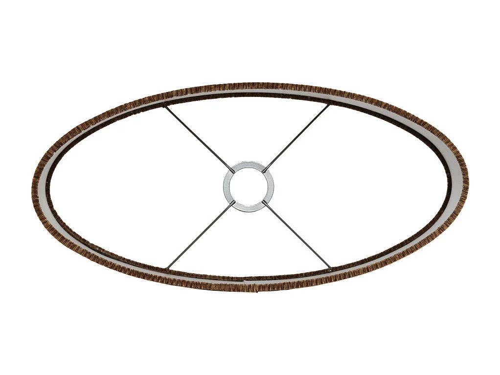 Abat-jour FLAIR - 45x21x32cm - Marron