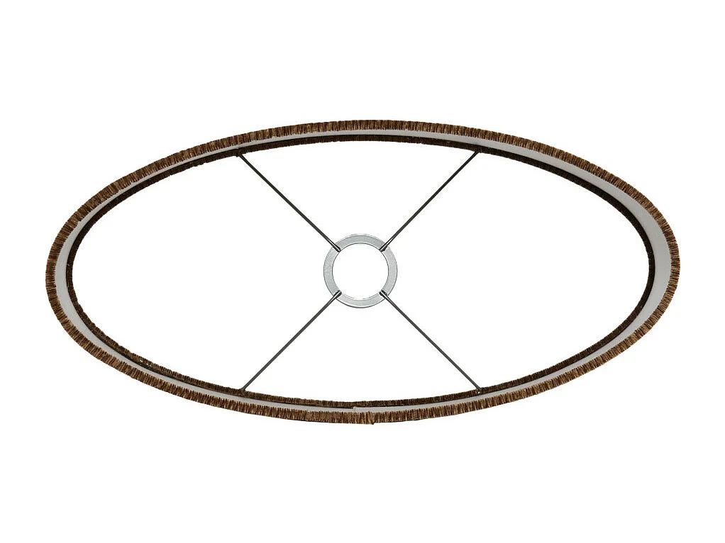 Abat-jour FLAIR - 45x21x32cm - Marron