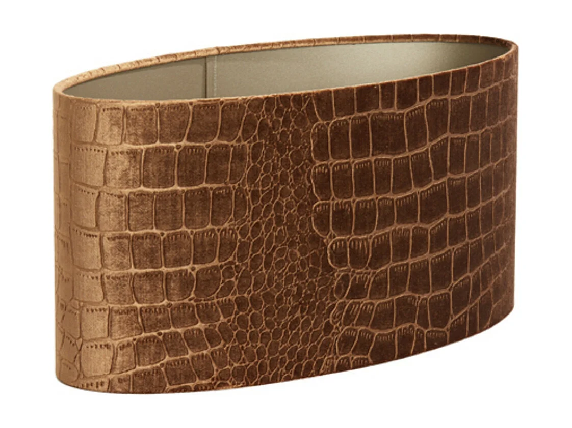 Abat-jour PRAYA - 38x17,5x19cm - Marron