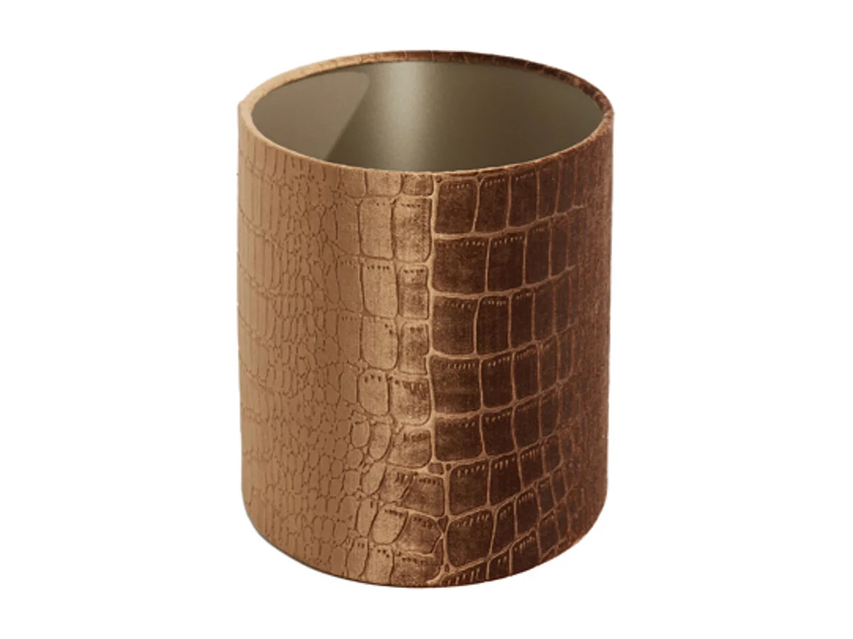 Abat-jour PRAYA - 38x17,5x19cm - Marron