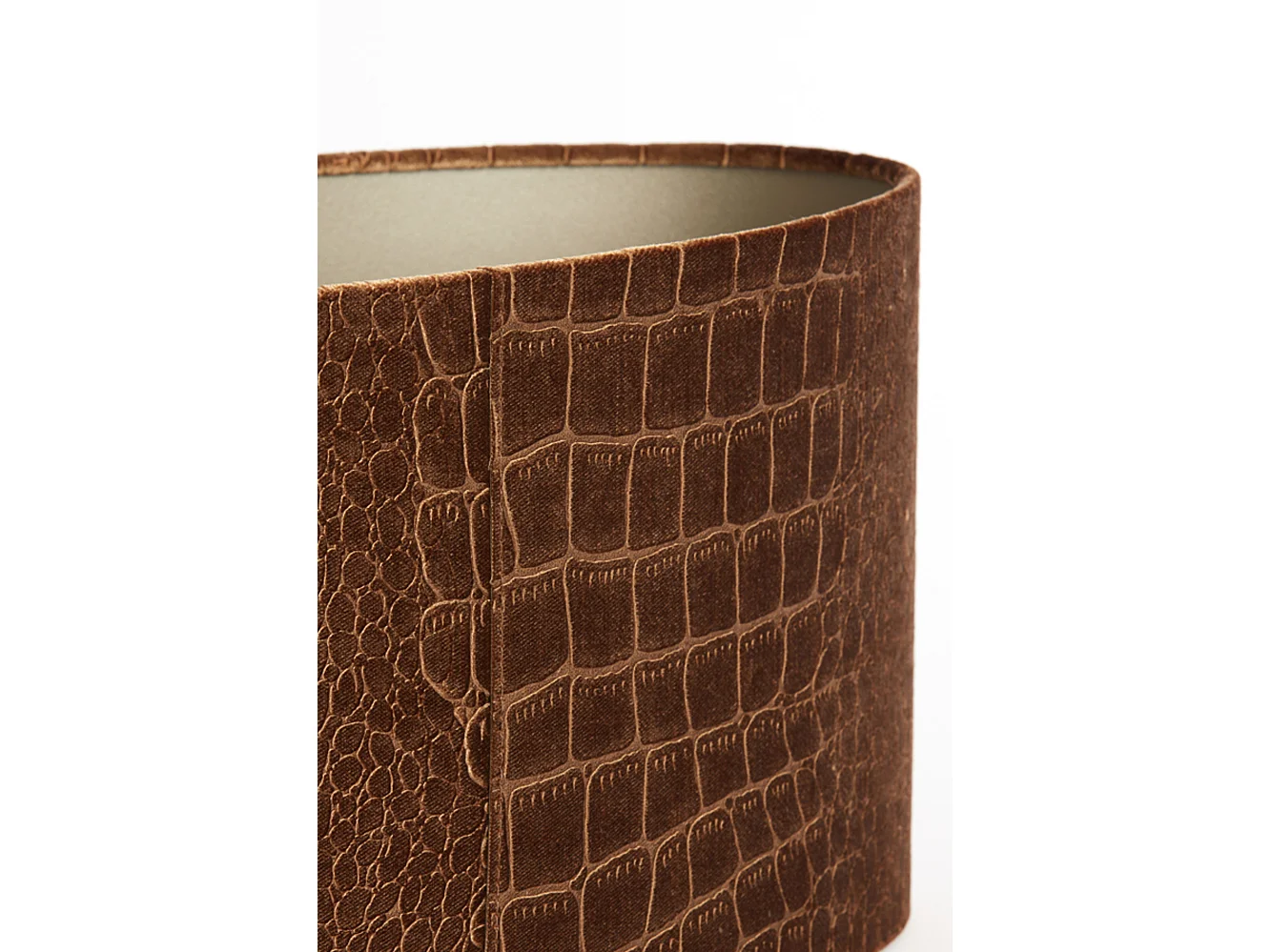 Abat-jour PRAYA - 38x17,5x19cm - Marron