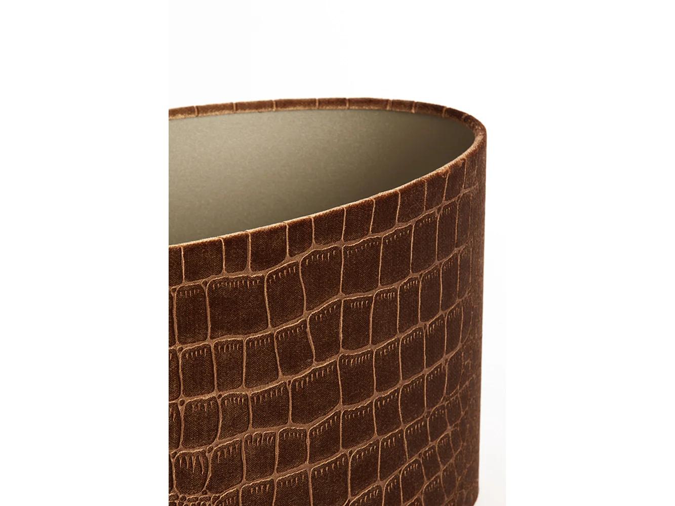 Abat-jour PRAYA - 38x17,5x19cm - Marron