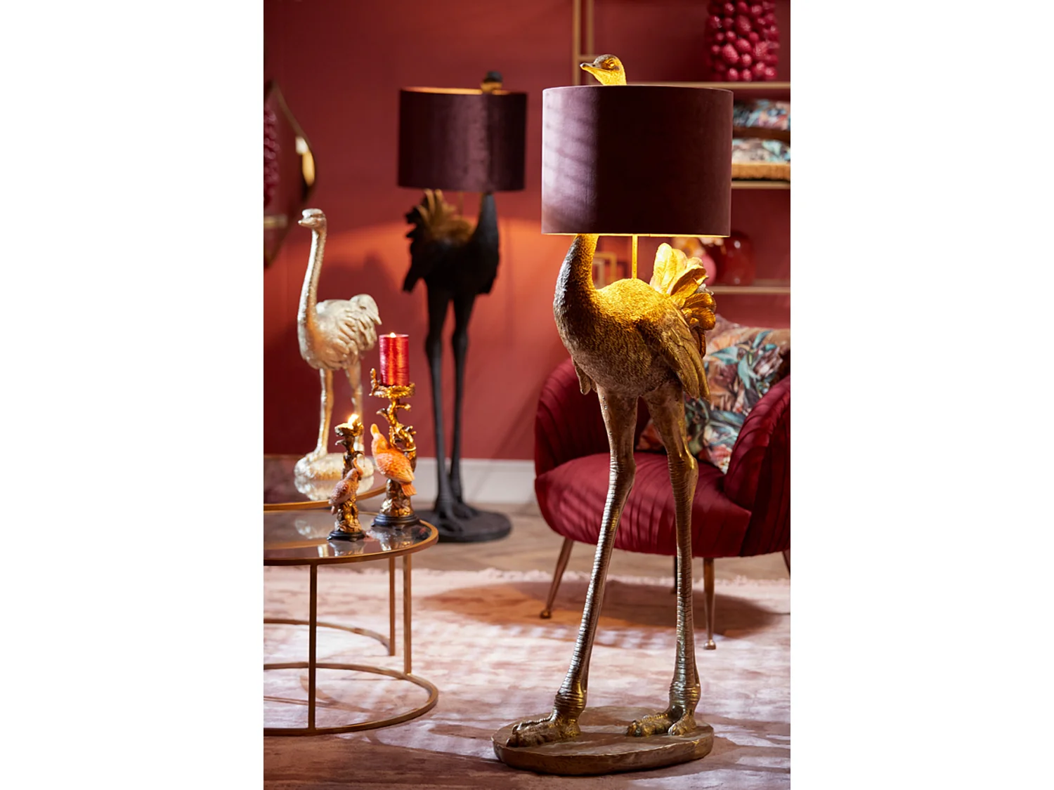 Abat-jour GEMSTONE - Ø40x30cm - Violet