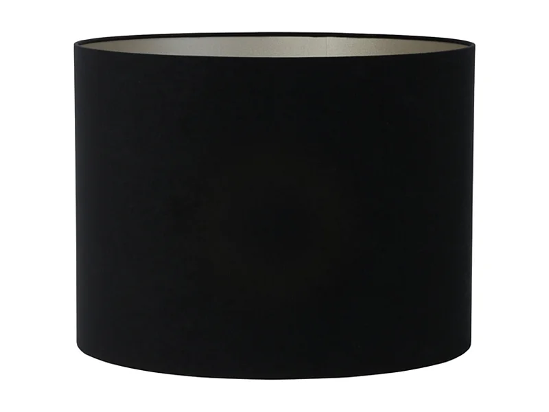 Lampenschirm VELOURS - Ø50x38cm - Schwarz