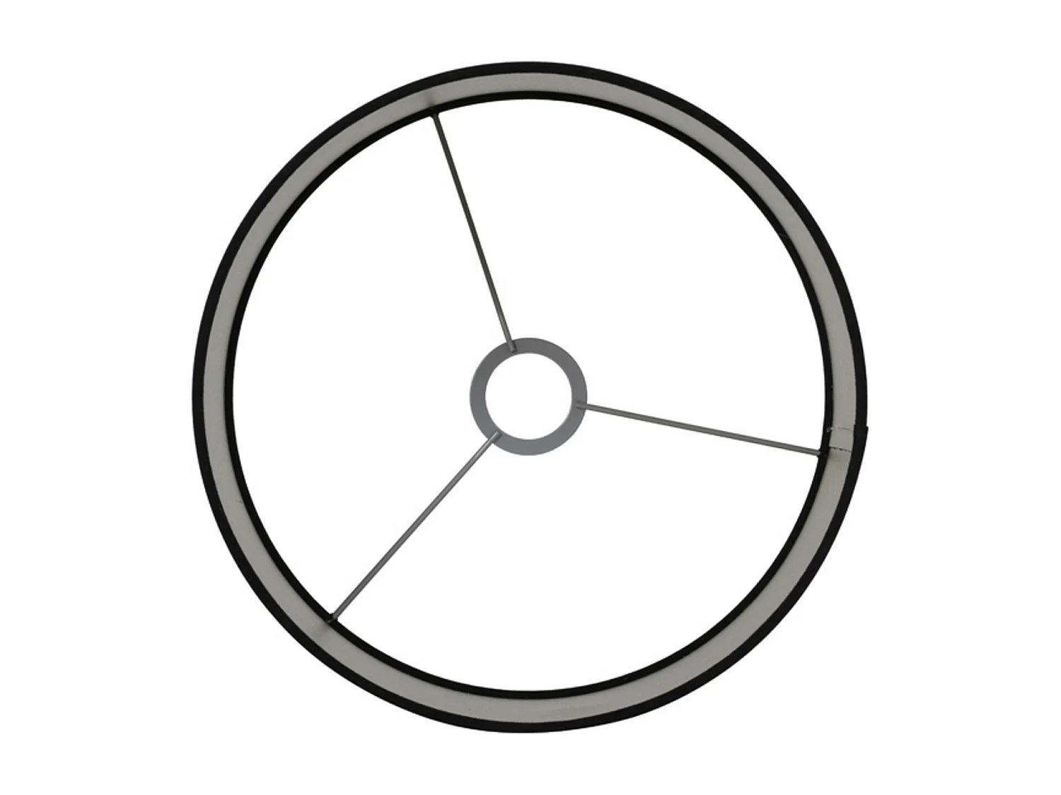 Abat-jour VELOURS - Ø50x38cm - Noir