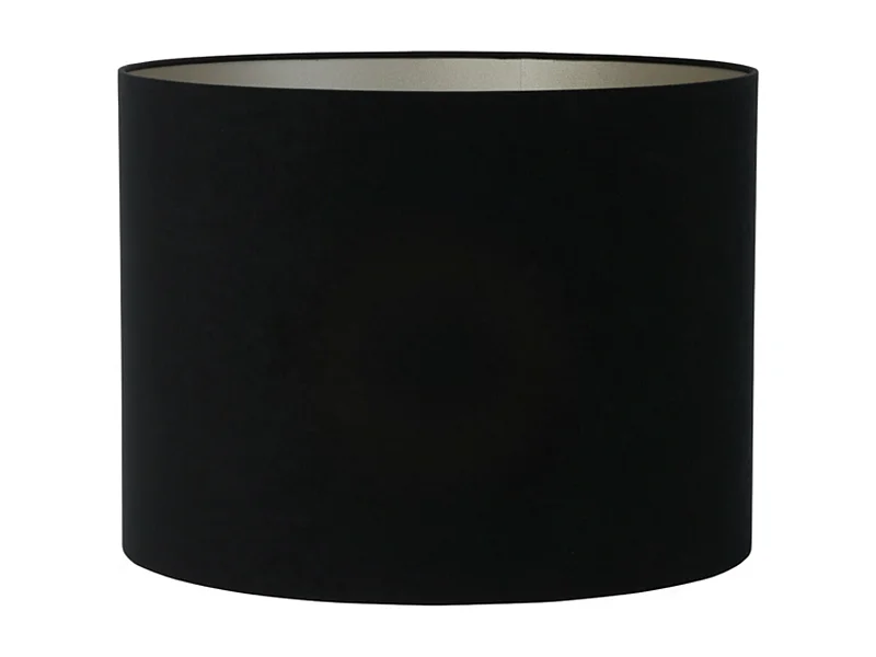 Lampenschirm VELOURS - Ø40x30cm - Schwarz
