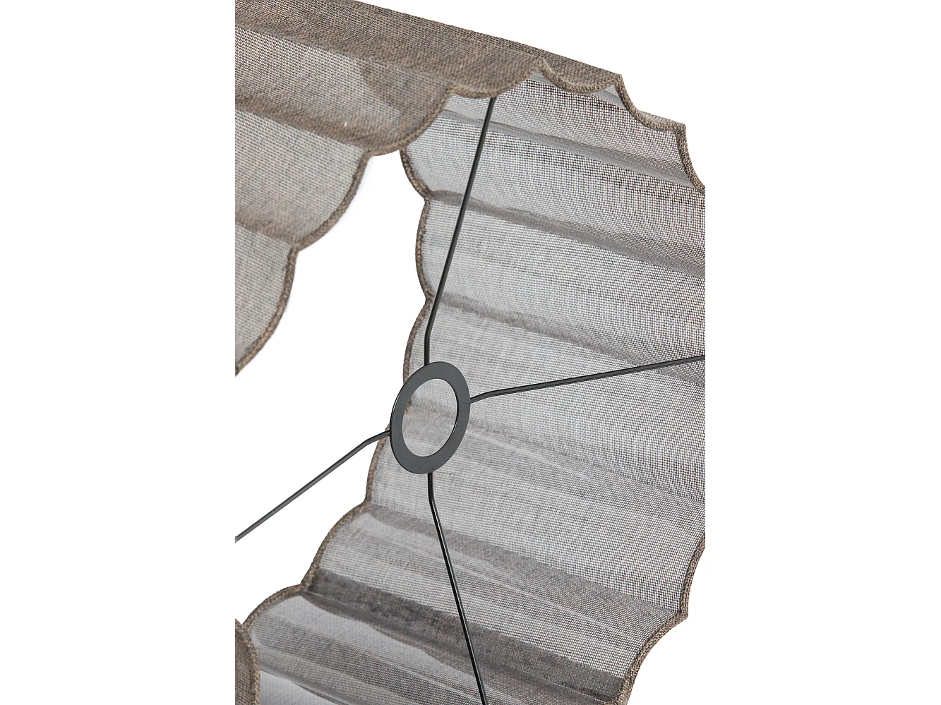 Pantalla DISLI - Ø40x25cm - Marrón