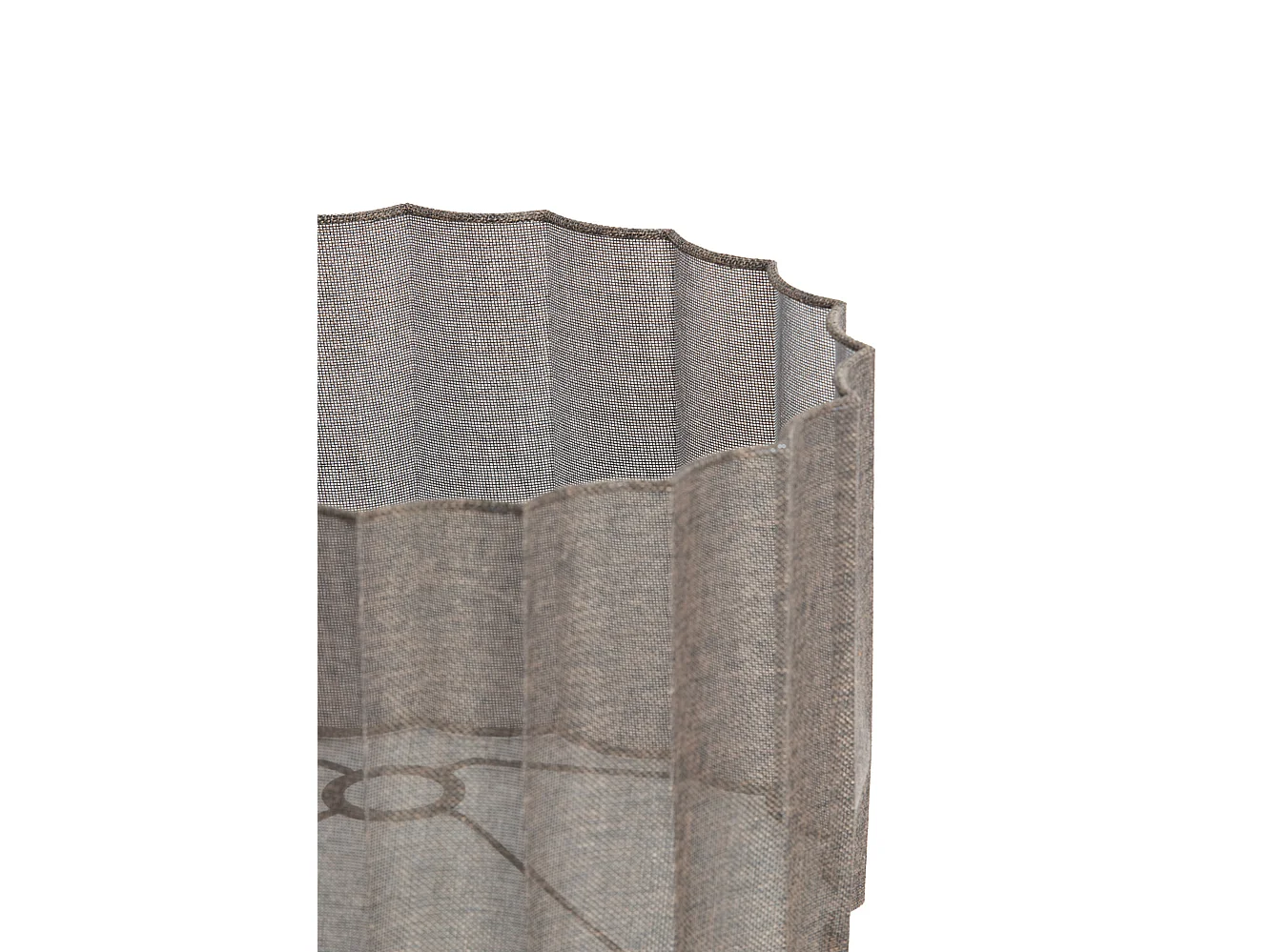 Abat-jour DISLI - Ø40x25cm - Marron