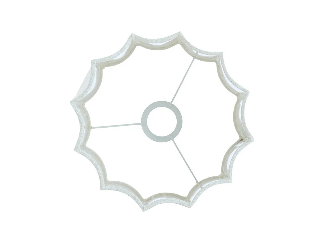 Lampenschirm DISLI - Ø24x35cm - Weiß