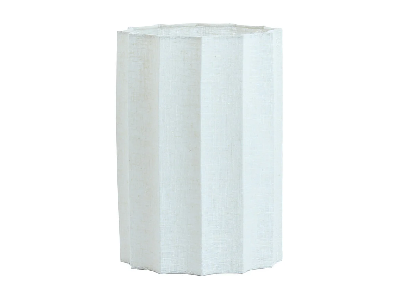 Abat-jour DISLI - Ø24x35cm - Blanc