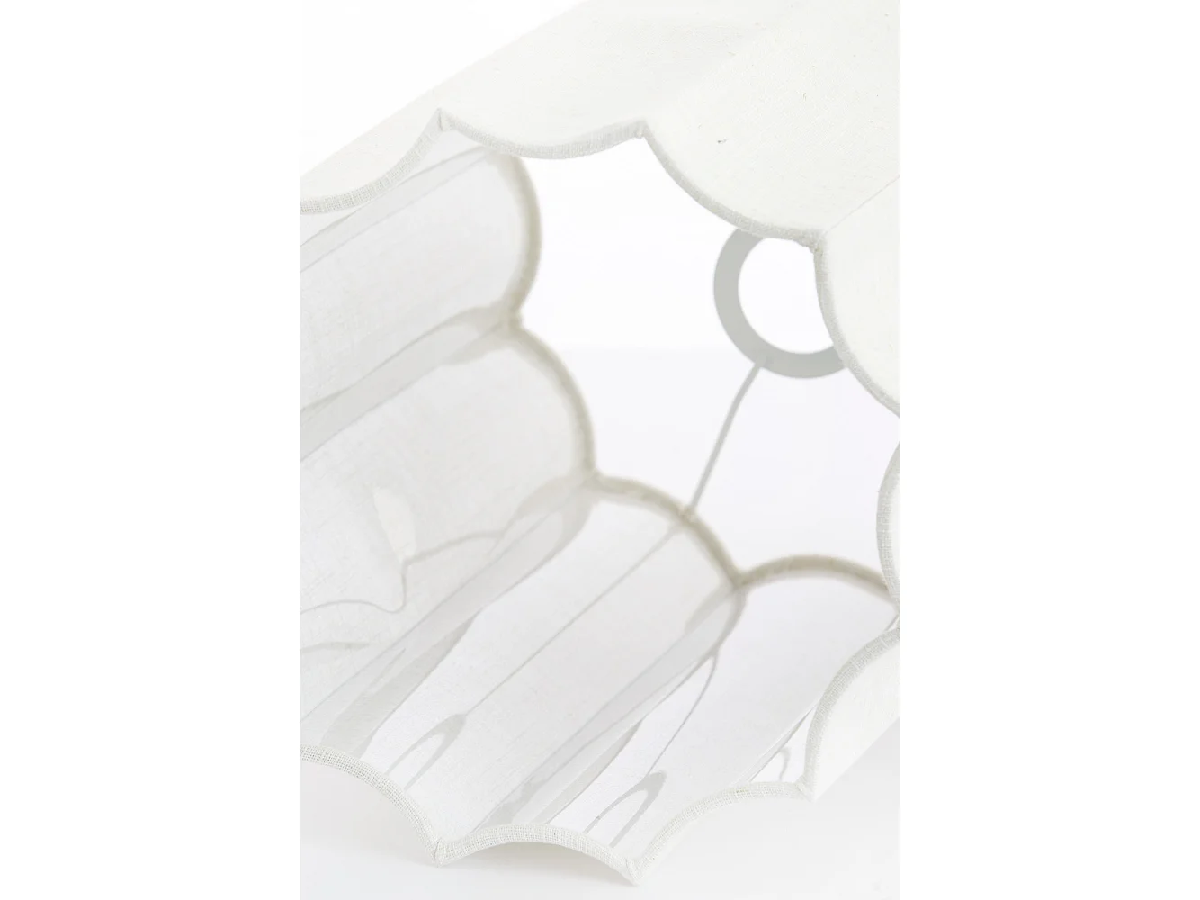 Abat-jour DISLI - Ø24x35cm - Blanc