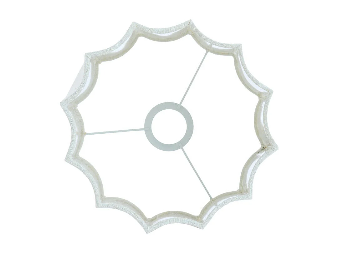 Abat-jour DISLI - Ø24x35cm - Blanc