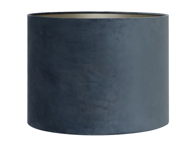 Pantalla VELOURS - Ø30x21cm - Azul