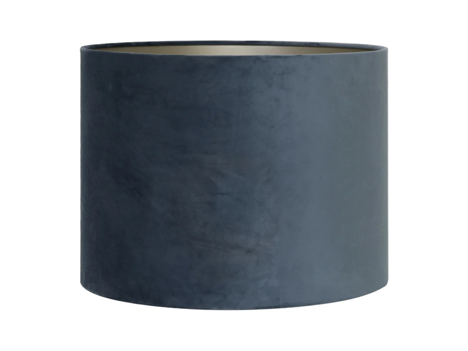 Abat-jour VELOURS - Ø30x21cm - Bleu