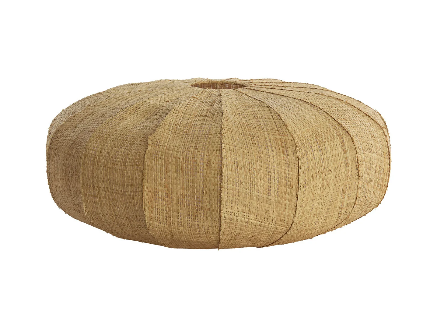 Abat-jour RAFIKA - Ø50x21cm - Marron