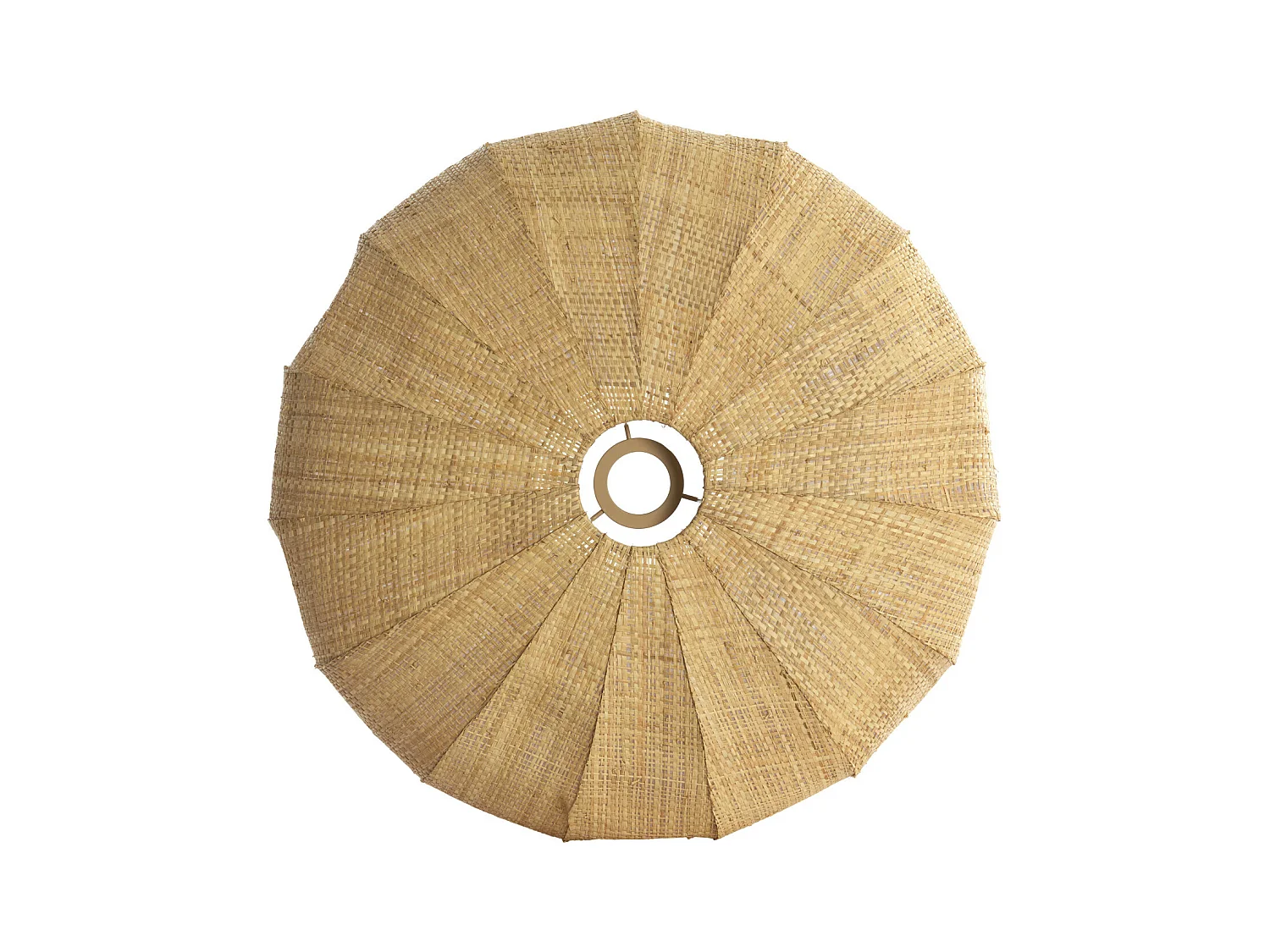 Lampenschirm RAFIKA - Ø50x21cm - Braun