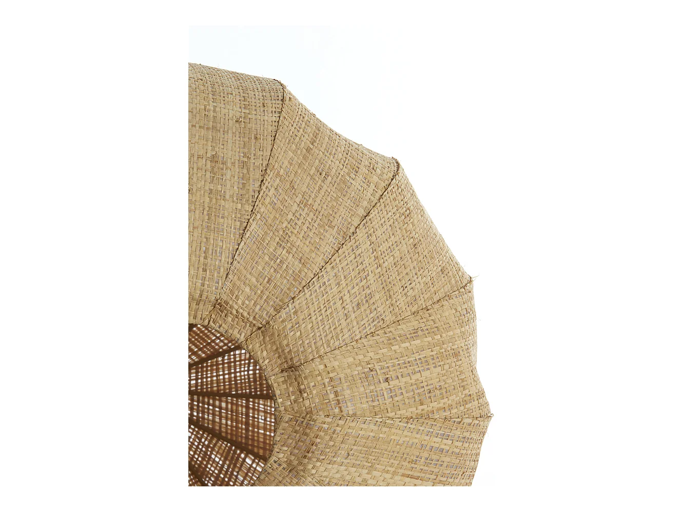 Lampenschirm RAFIKA - Ø50x21cm - Braun