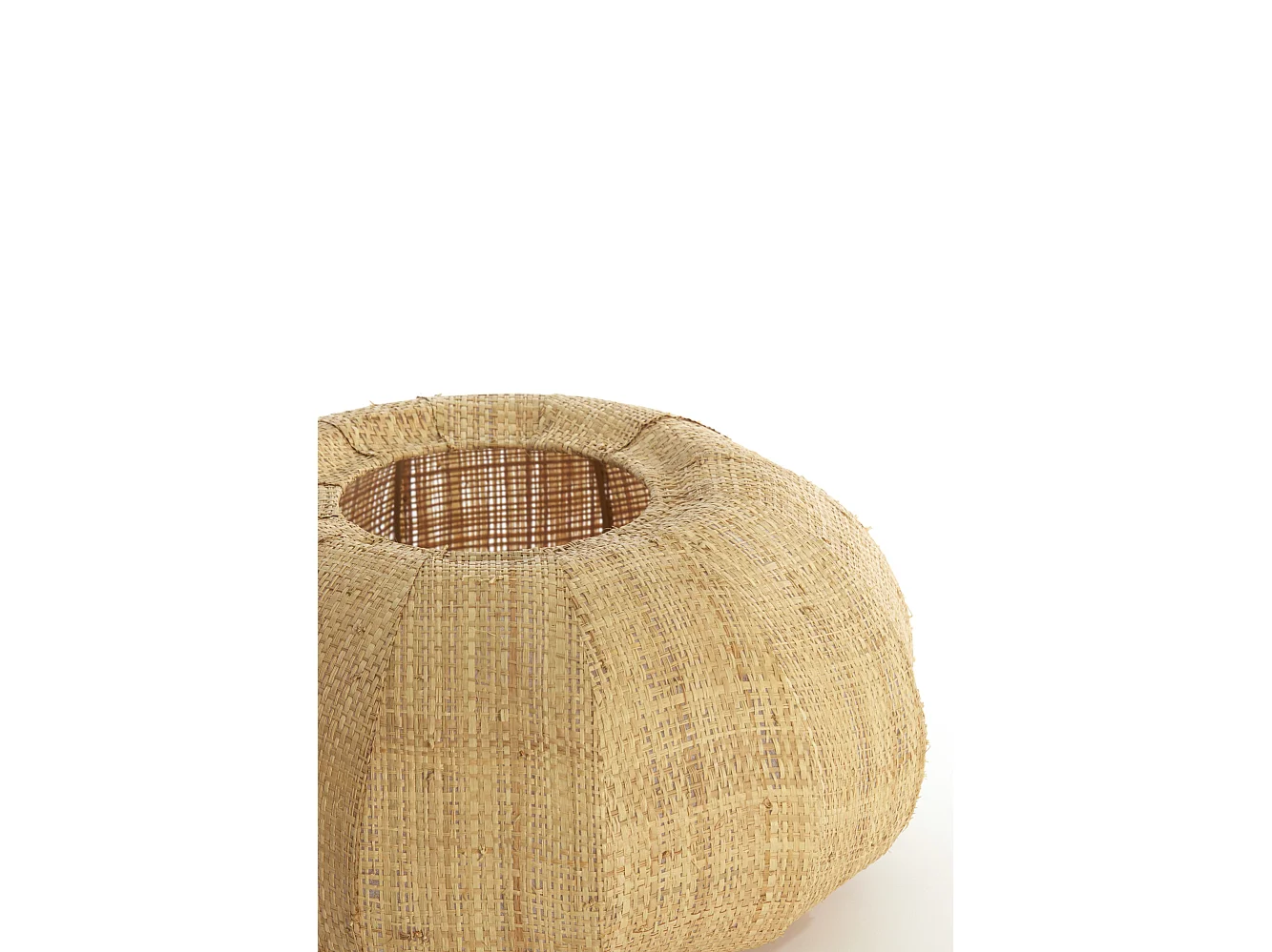 Lampenkap RAFIKA - Ø50x21cm - Bruin