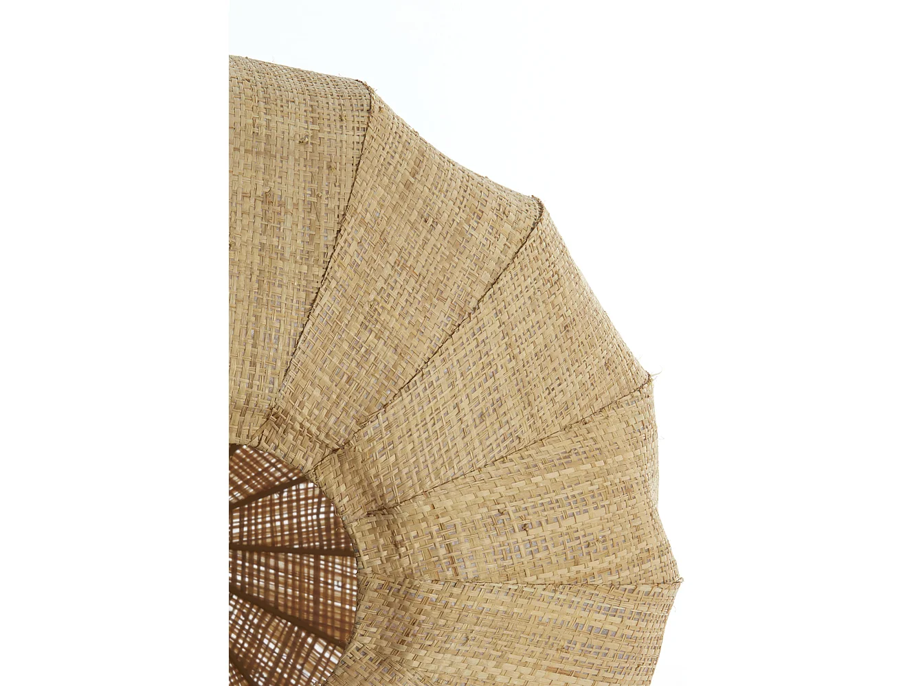 Lampenkap RAFIKA - Ø50x21cm - Bruin