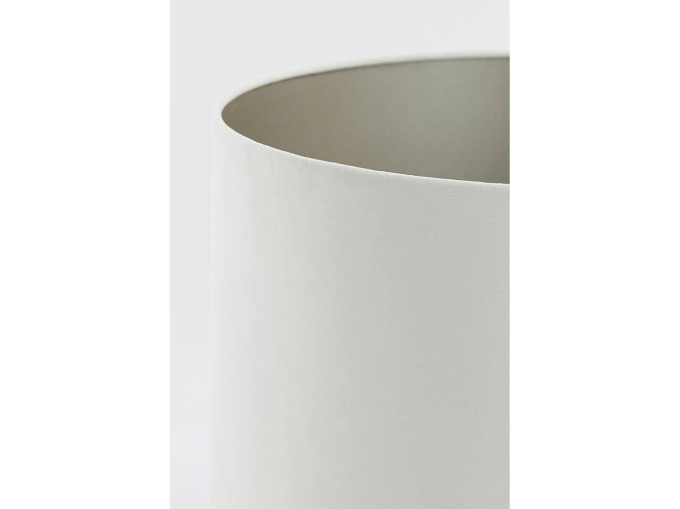 Abat-jour VELOURS - Ø40x30cm - Blanc