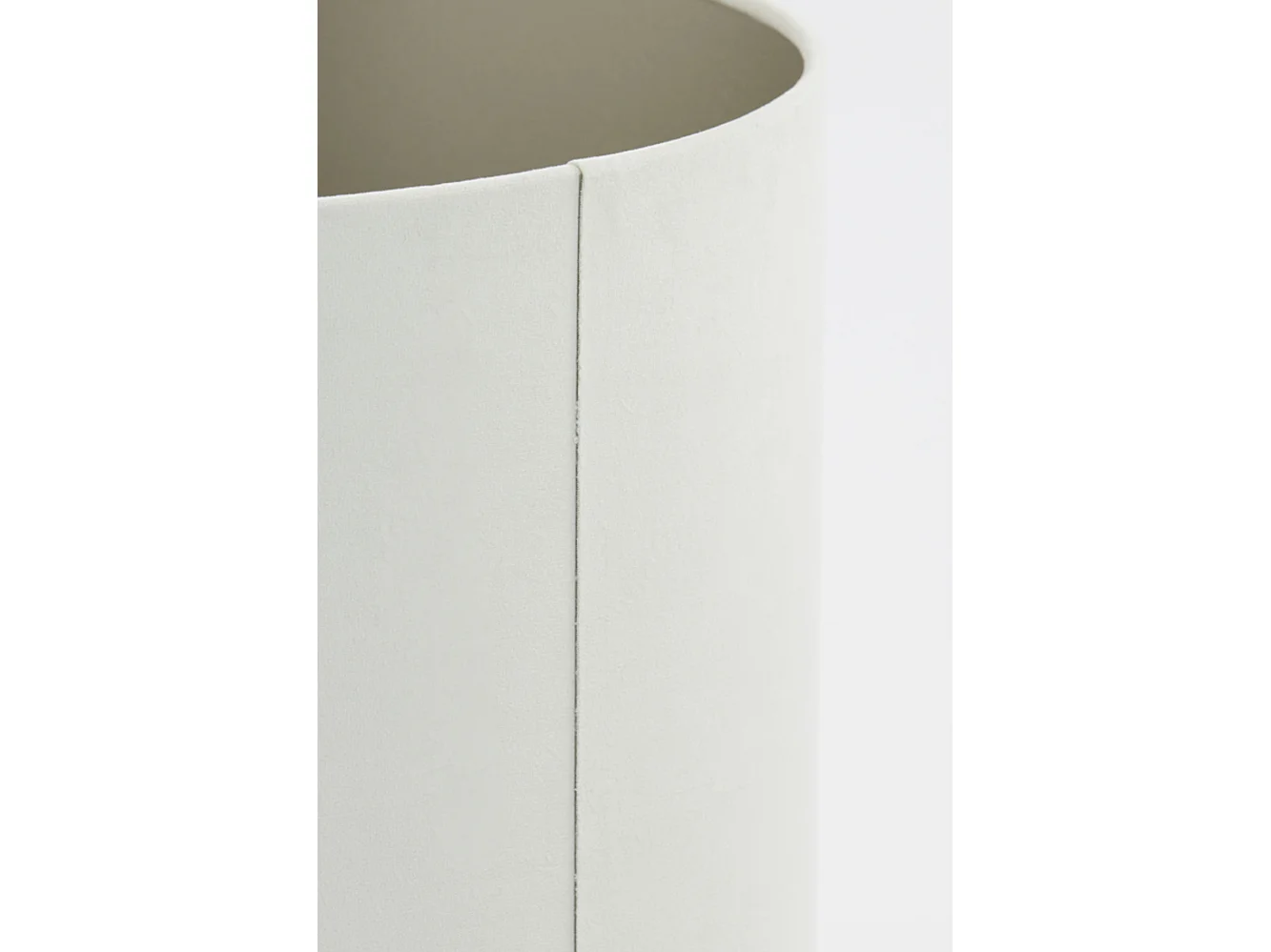 Abat-jour VELOURS - Ø40x30cm - Blanc