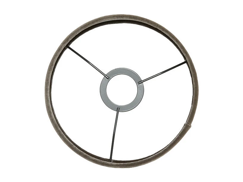 Abat-jour PALATA - Ø20x15cm - Marron