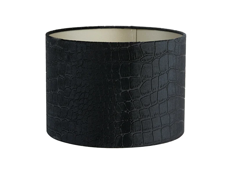 Lampenschirm PRAYA - Ø30x21cm - Schwarz