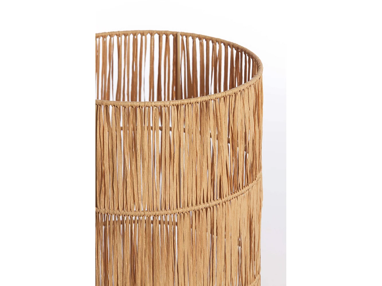 Lampenschirm LANZANO - Ø25x30cm - Braun