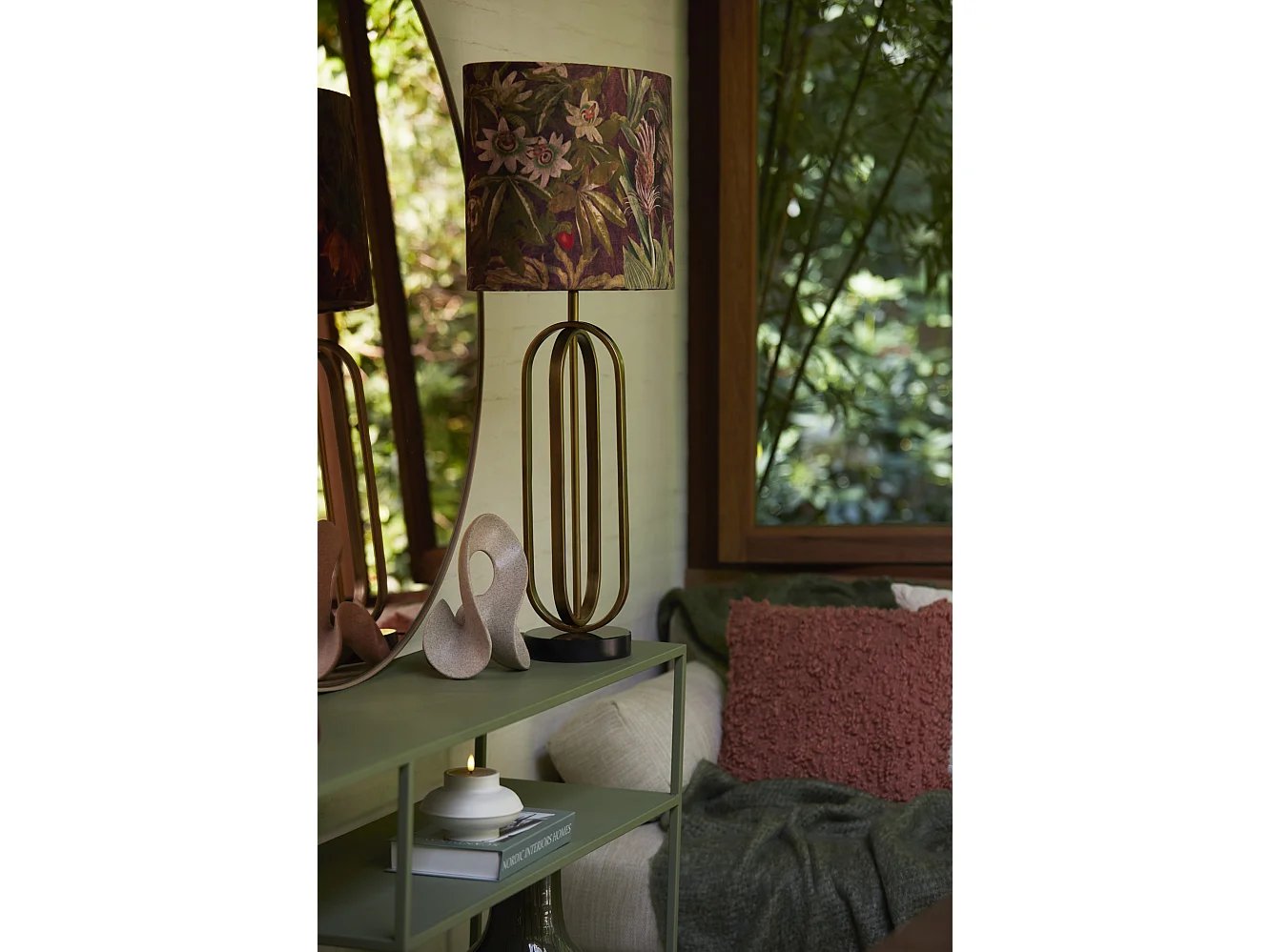 Abat-jour PASSION - 38x17,5x28cm - Violet