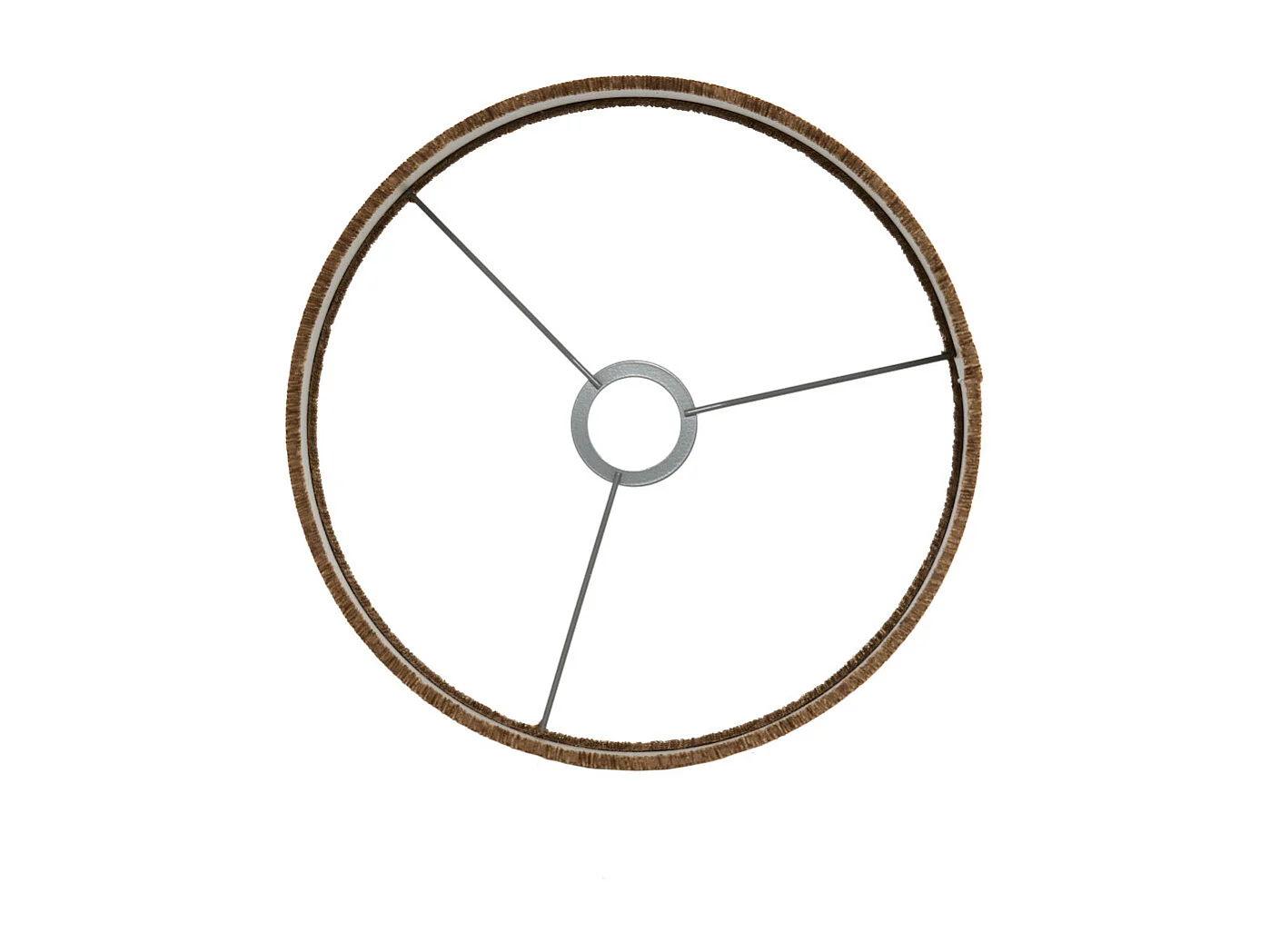 Abat-jour FLAIR - Ø30x21cm - Marron