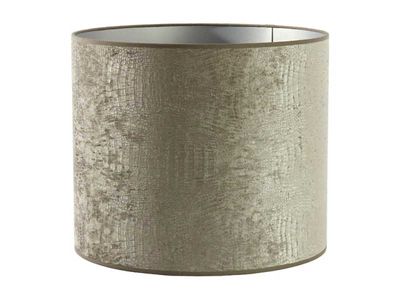 Lampenschirm CHELSEA - Ø40x35cm - Silber